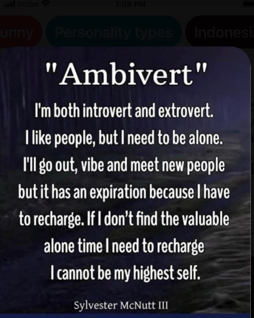 Extrovert and Introvert