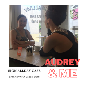 Audrey Hepburn and Me in Daikanyama